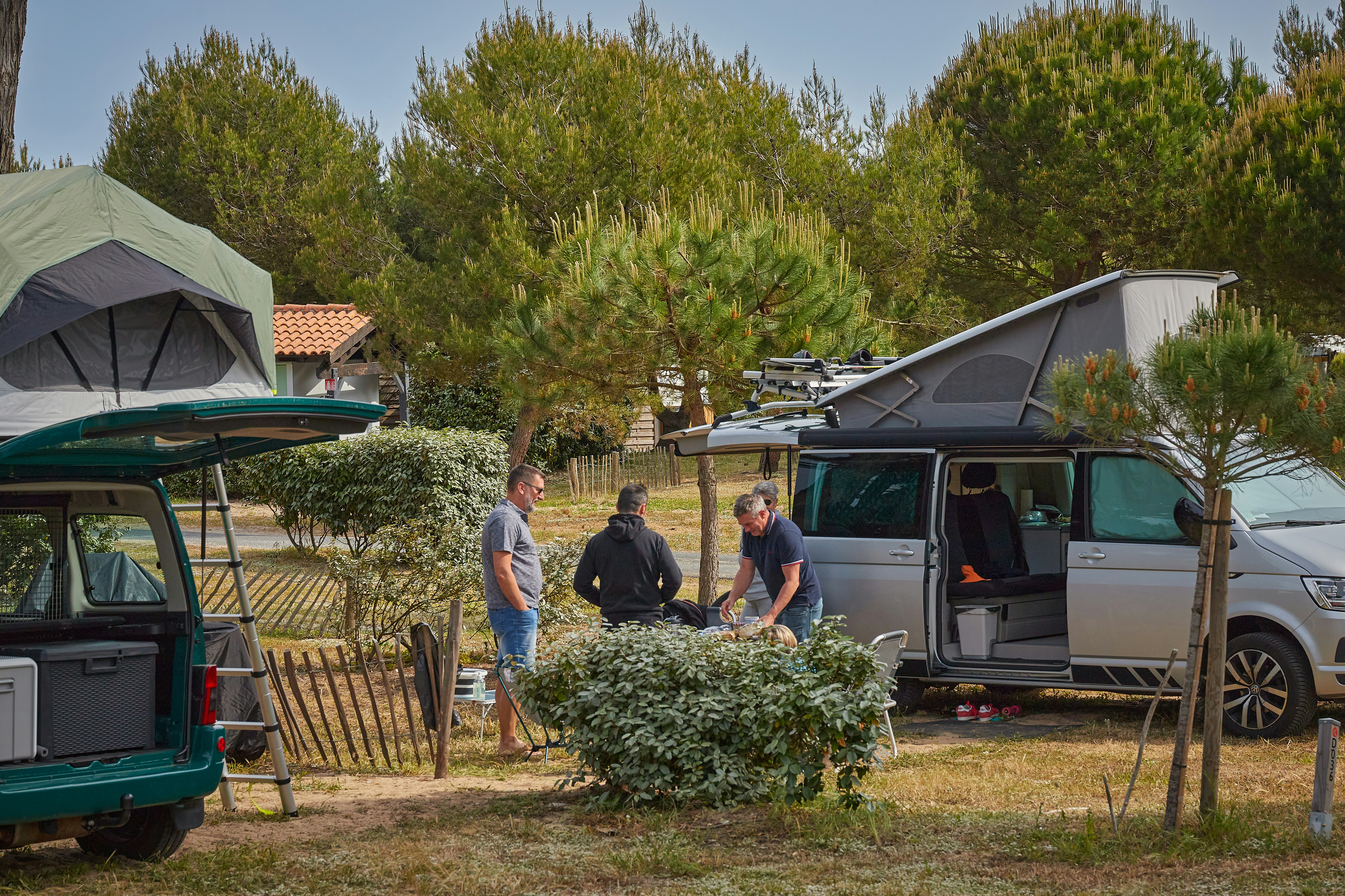 Marvilla Parks Côte Sauvage  Camping La Côte Sauvage - Wohnmobile auf  Standplätzen auf dem Campingplatz