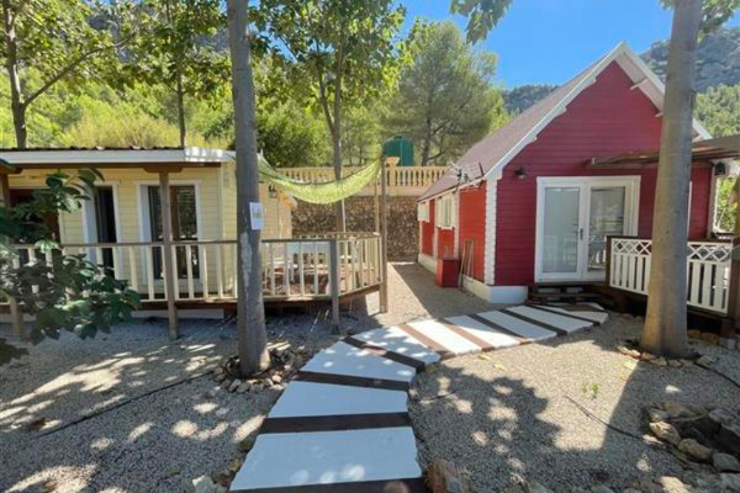 Camping La Escalada - Mobilheime auf dem Campingplatz
