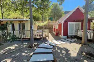 Camping La Escalada - Mobilheime auf dem Campingplatz