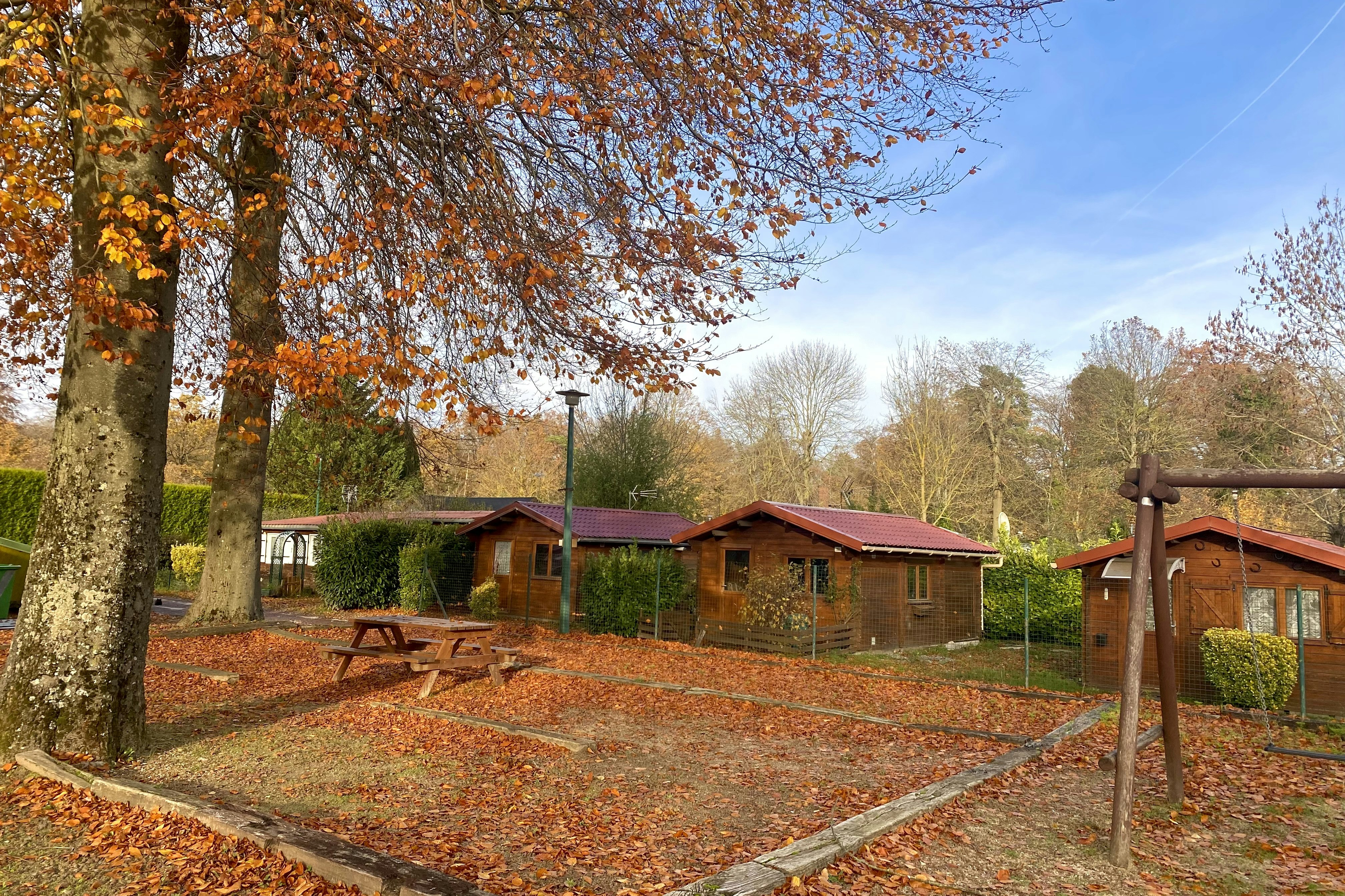 Camping la Faloise  - Mobilheime auf dem Campingplatz