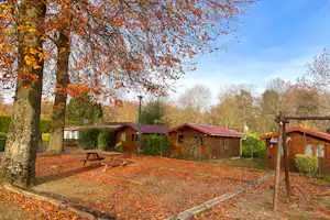 Camping la Faloise - Mobilheime auf dem Campingplatz