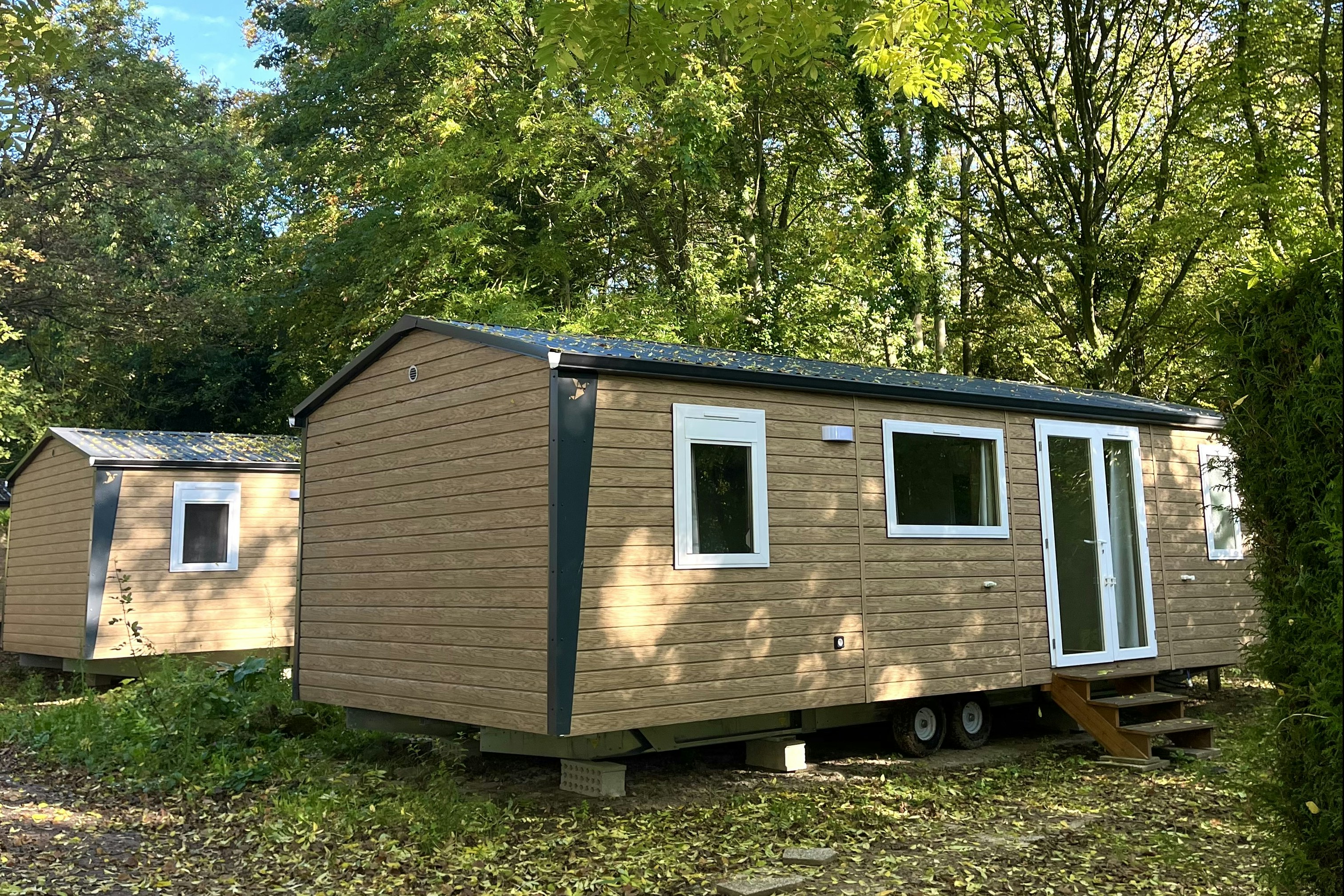 Camping la Faloise  - Mobilheime auf dem Campingplatz