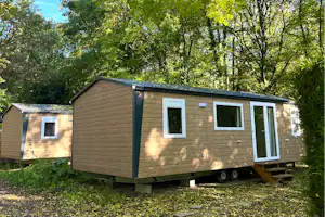 Camping la Faloise - Mobilheime auf dem Campingplatz