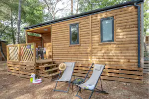 Camping La Farigoulette - Ciela Village - Komfort-Mobilheim mit Terrasse