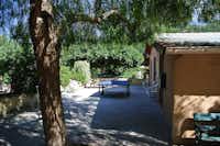 Camping La Ferme Riola - Spielraum und Tischtennistisch
