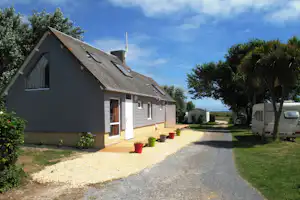 Camping La Ferme du Bord de Mer - Mobilheim vom Campingplatz am Wohnwagen- und Zeltstellplatz