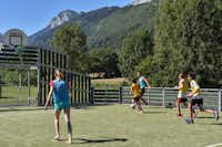 Camping La Ferme  -  Sportbereich auf dem Campingplatz
