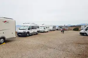 Camping La Foce dei Tramonti - Stellplatz mit Blick auf das Mittelmeer