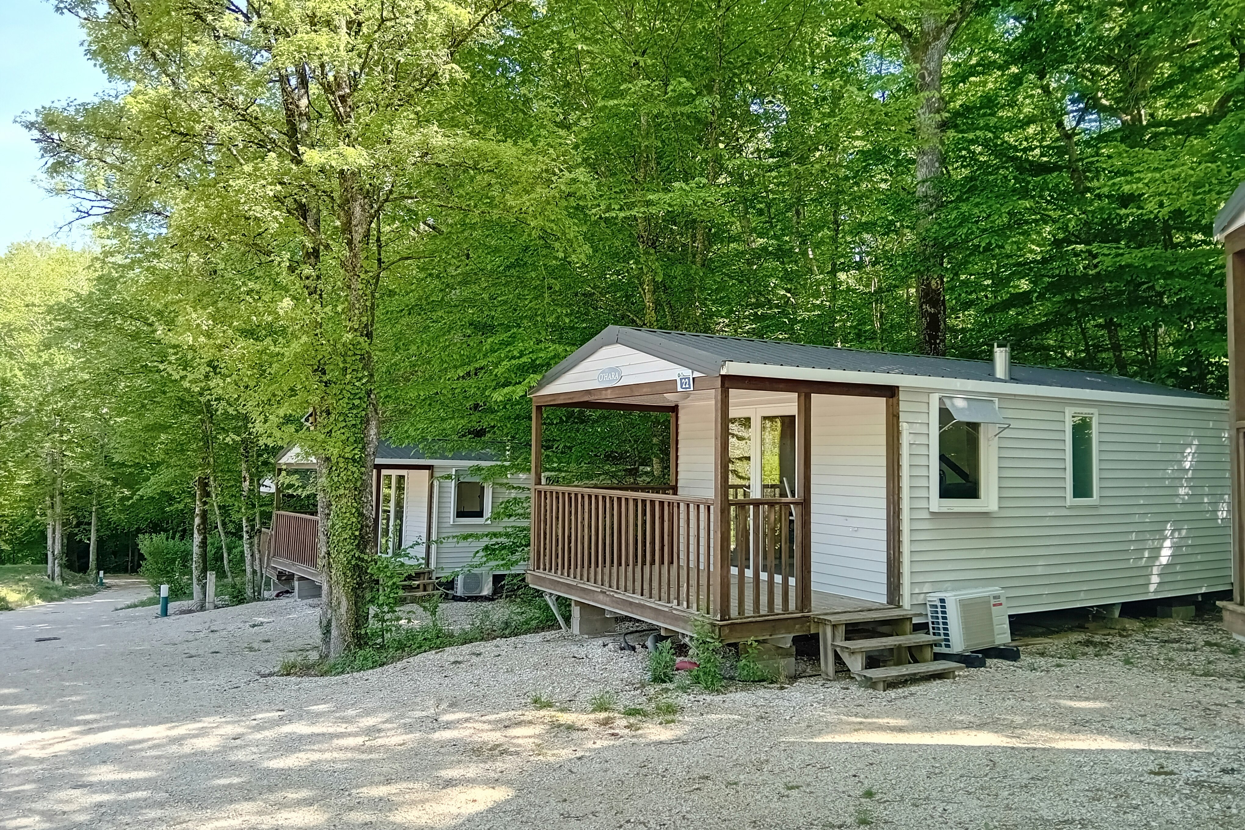 Camping de La Forêt  - Mobilheime auf dem Campingplatz