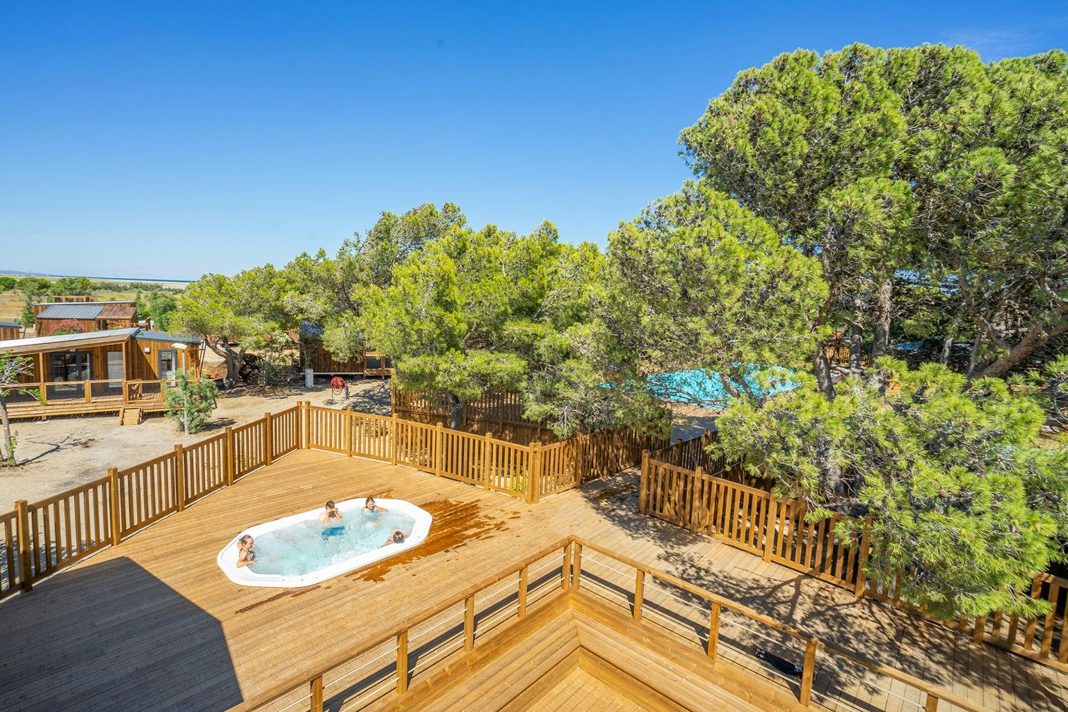 Camping Sandaya Domaine la Franqui - Whirlpool auf dem Campingplatz