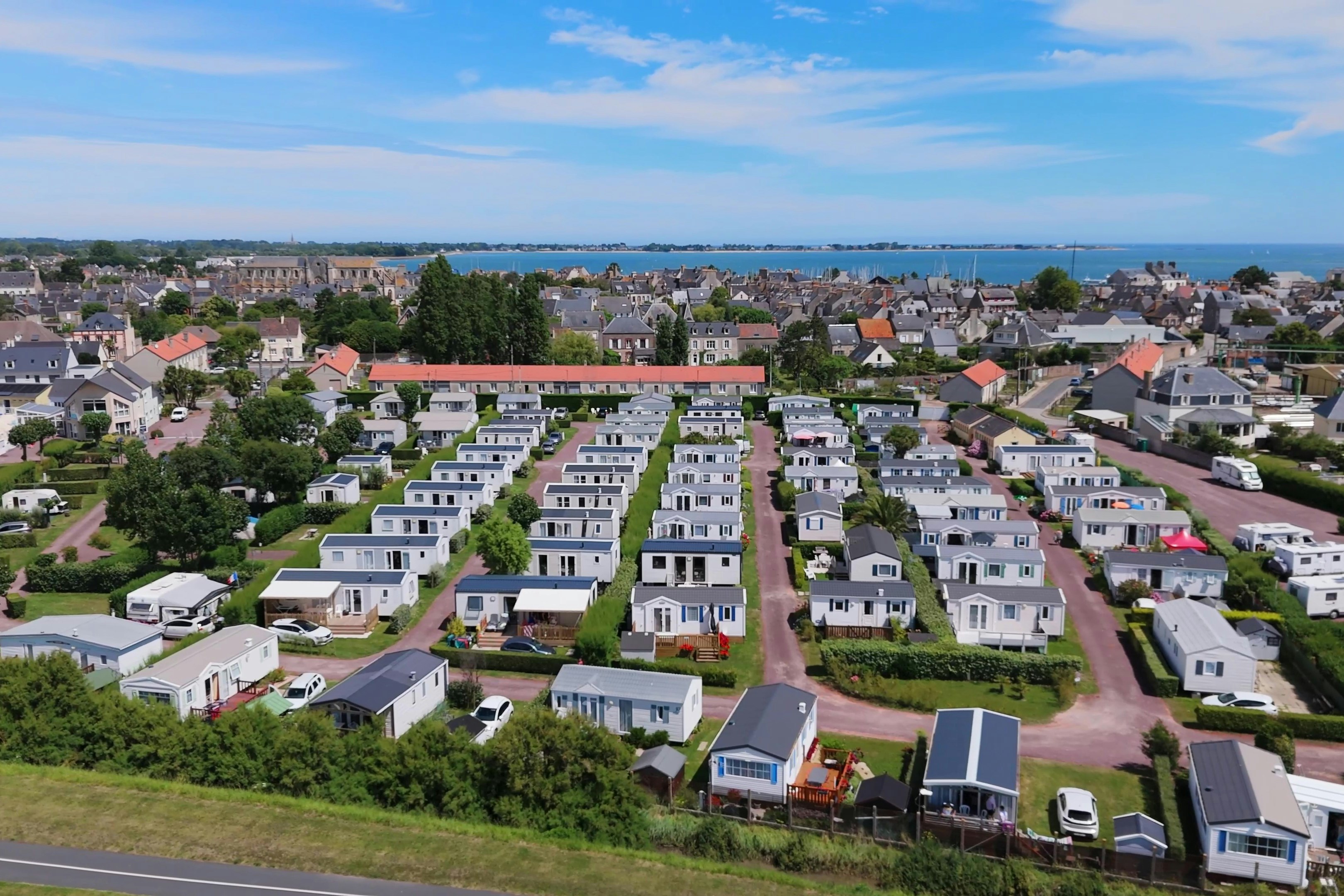 Camping La Gallouette  - Campingplatz aus der Vogelperspektive