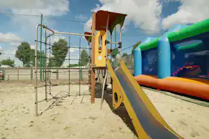 Camping La Gallouette - Kinderspielplatz auf dem Campingplatz