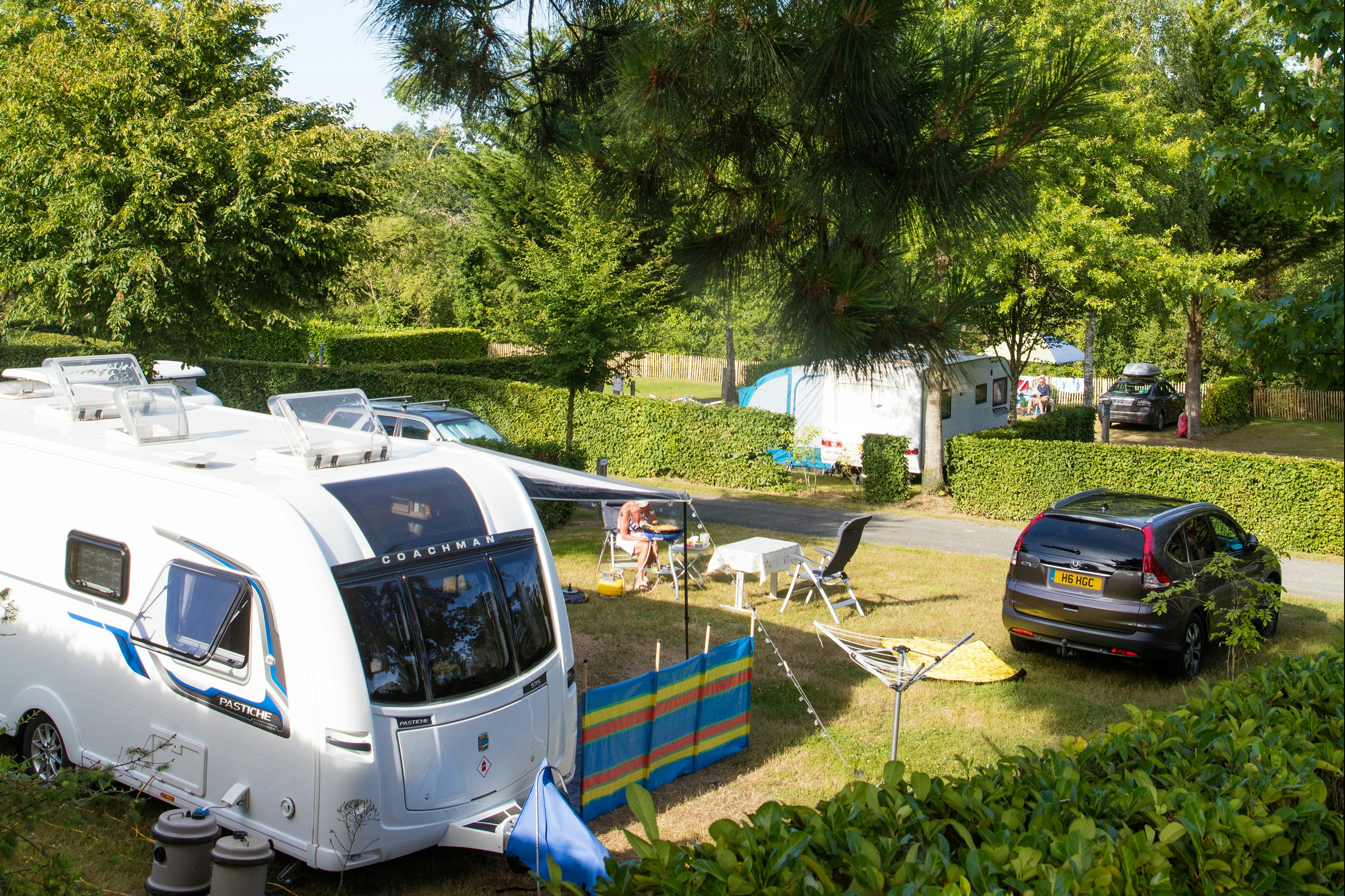 Camping La Garangeoire - Standplätze auf dem Campingplatz