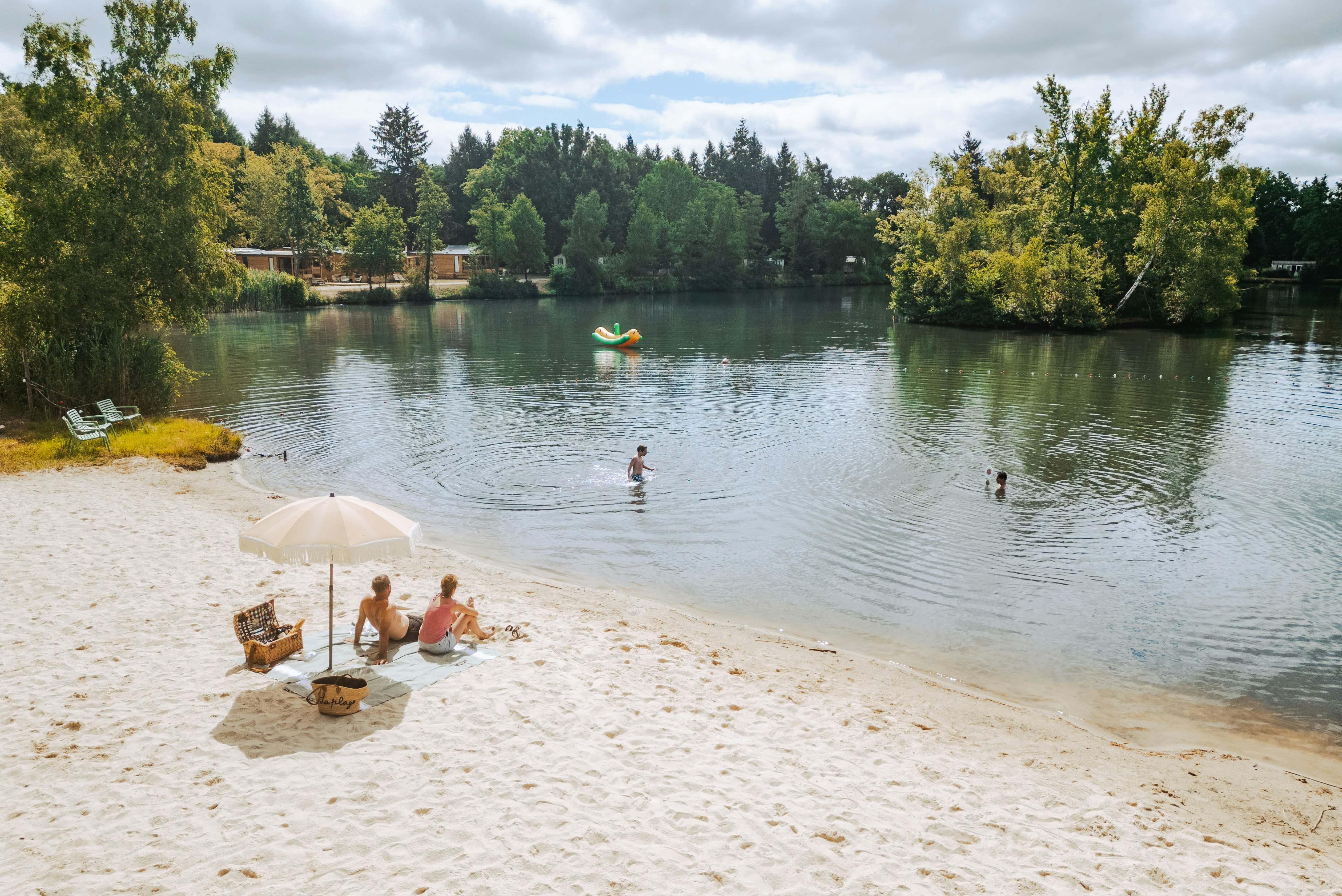 Camping La Grande Sologne - Badestrand am Campingplatz