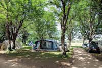 Camping La Grand'Terre  -  Stellplatz vom Campingplatz im Grünen