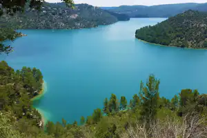 Camping La Grangeonne - mit Blick auf den See