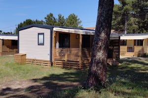 Camping La Grière - Mobilheime auf dem Campingplatz