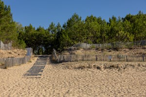 Camping La Grière - Blick auf den Weg zum Strand