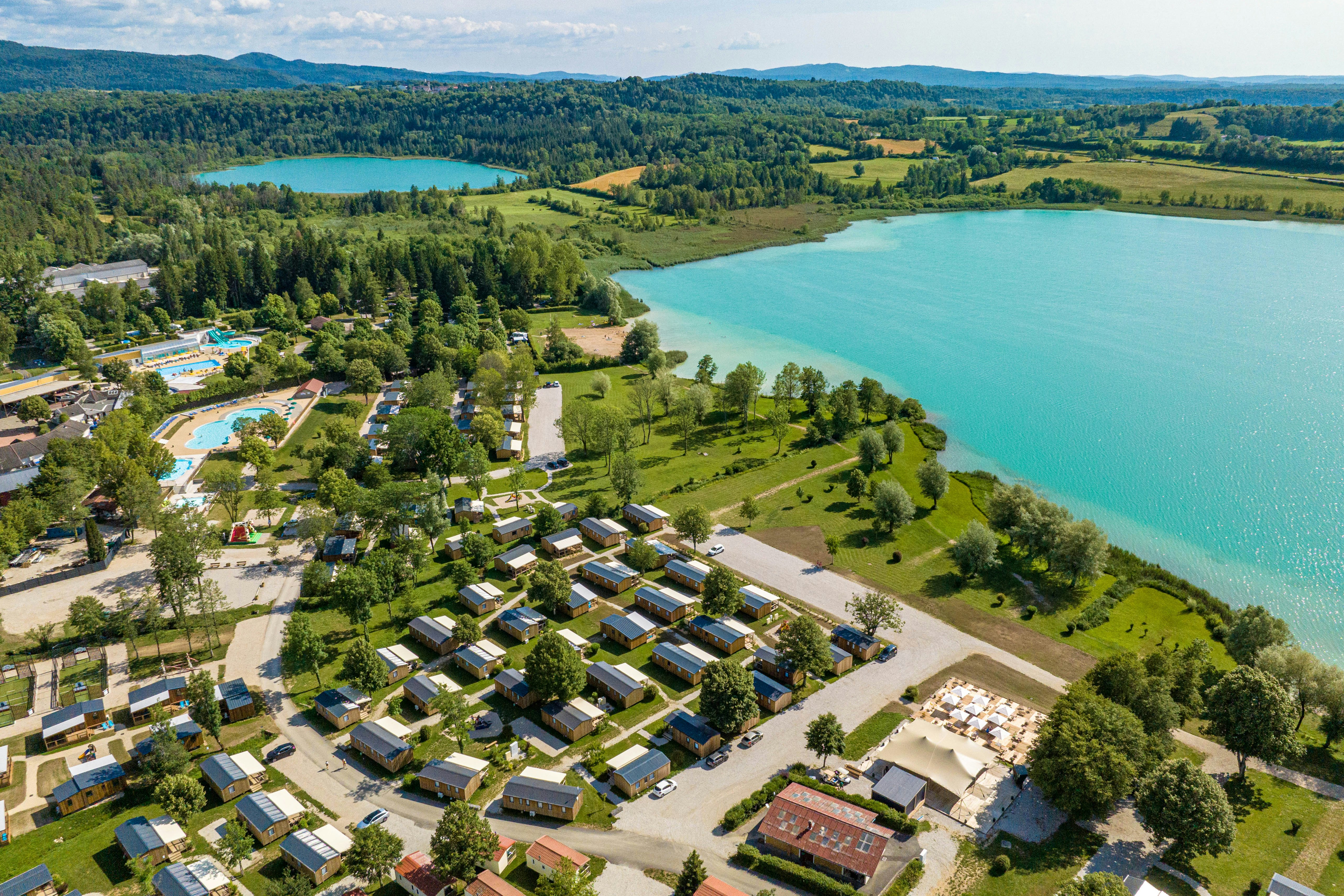Camping La Grisière et Europe Vacances  - Luftaufnahme des Campingplatzes