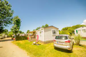Camping La Guichardière Mobilheim mit Terrasse