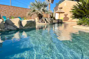 Camping la Montagne - Pool im Freien auf dem Campingplatz