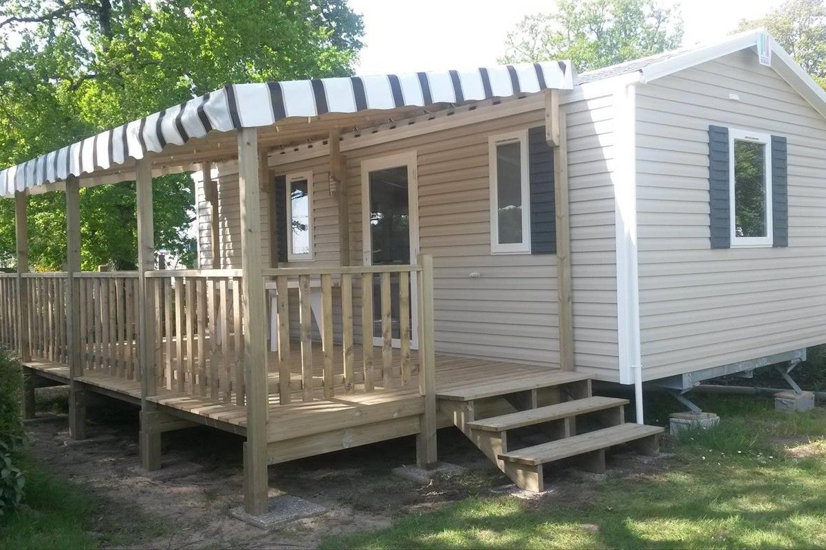 Camping La Mouette Rieuse  - Mobilheim auf dem Campingplatz