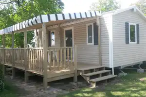Camping La Mouette Rieuse - Mobilheim auf dem Campingplatz