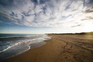 Camping La Noria - Strand vom Campingplatz am Mittelmeer