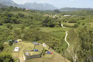 Camping La Paz - Campingplatz mit Panoramablick auf die Hügel