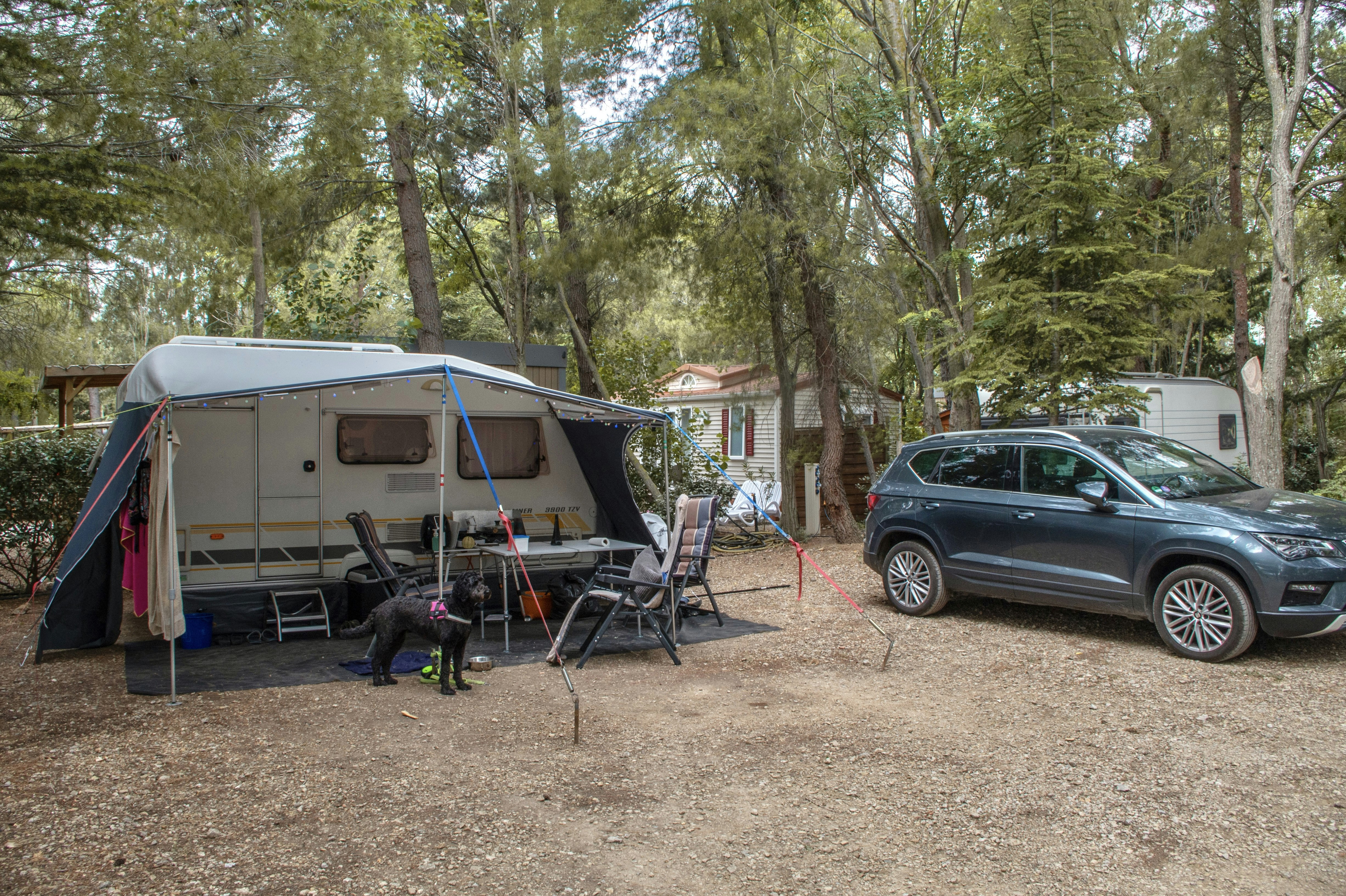 Camping la Peiriere - Standplätze auf dem Campingplatz
