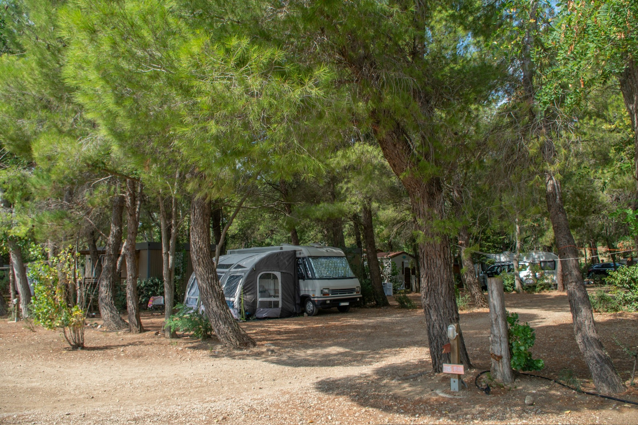 Camping la Peiriere - Standplätze auf dem Campingplatz