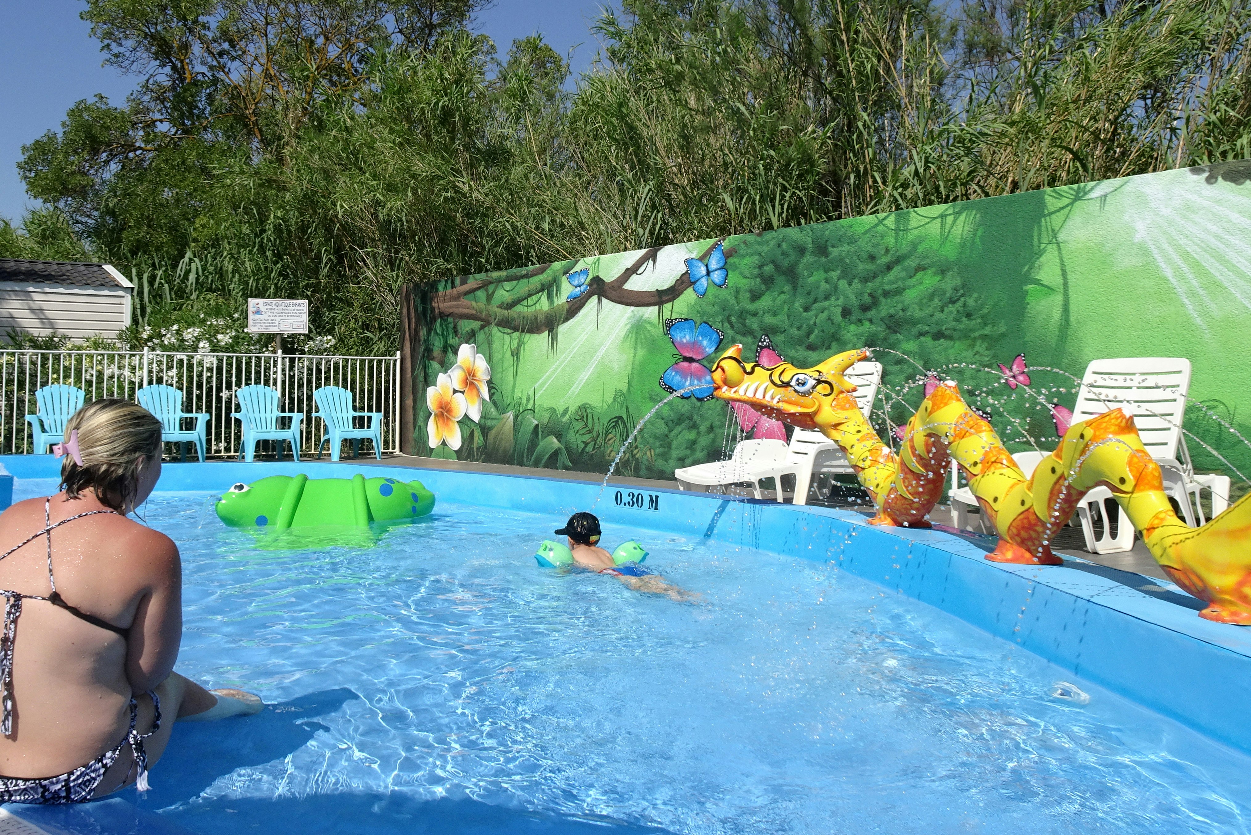 Camping La Pépinière - Kinderpool auf dem Campingplatz