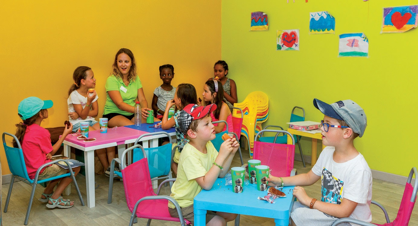 Camping Vagues Océanes - Marinette  Camping La Pergola  - Kinderanimation auf dem Campingplatz