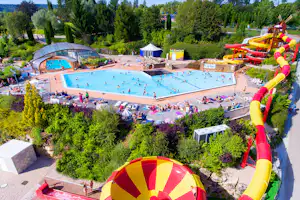 Camping La Pergola - Wasserpark des Campingplatzes von oben