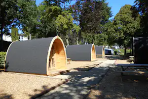 Camping La Pinède - Mobilheime auf dem Campingplatz