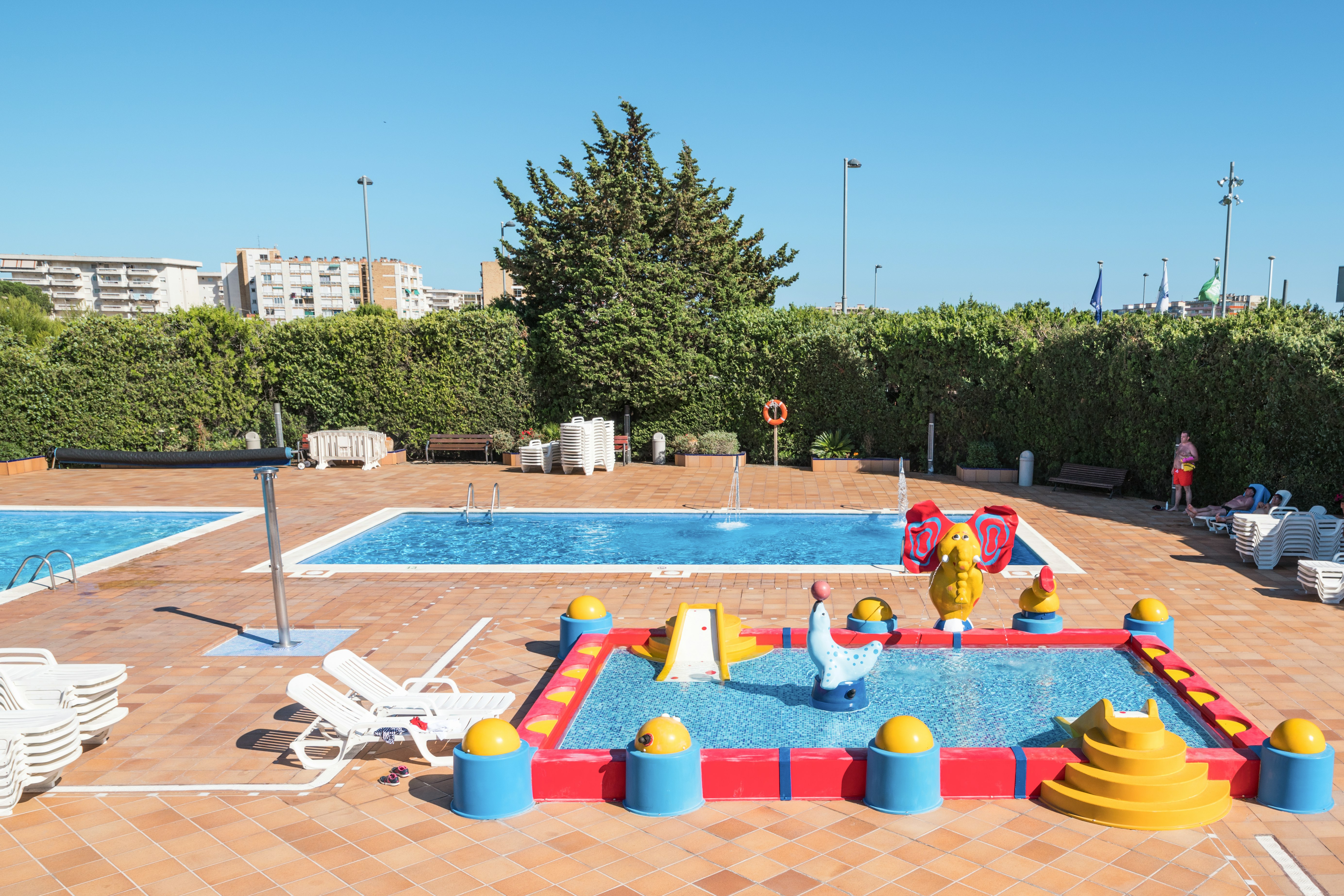 Camping La Pineda de Salou  - Wasserspielplatz für Kinder auf dem Campingplatz