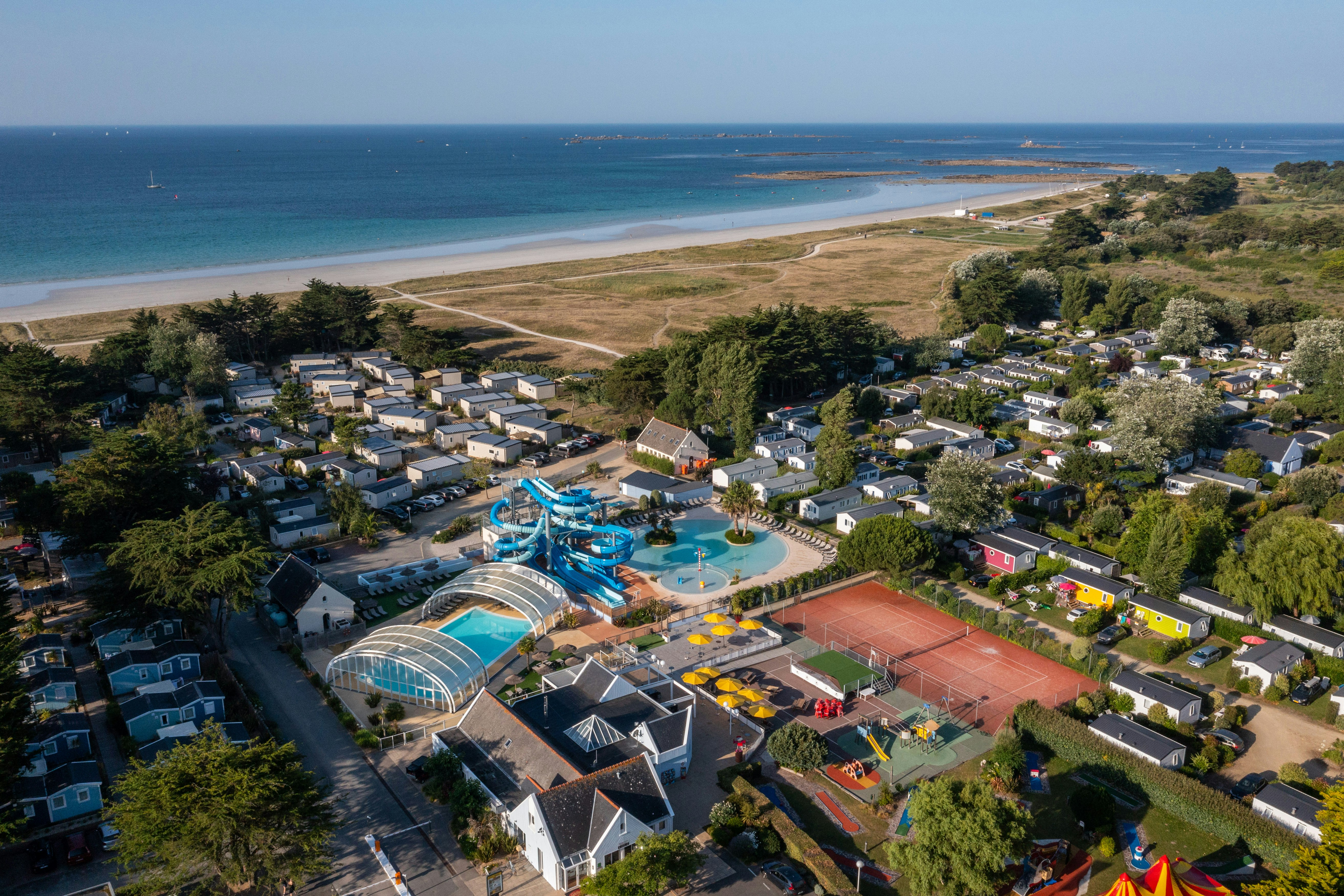 Yelloh! Village La Plage - Campingplatz aus der Vogelperspektive