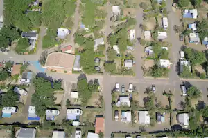 Camping La Plage - Campingplatz Luftaufnahme
