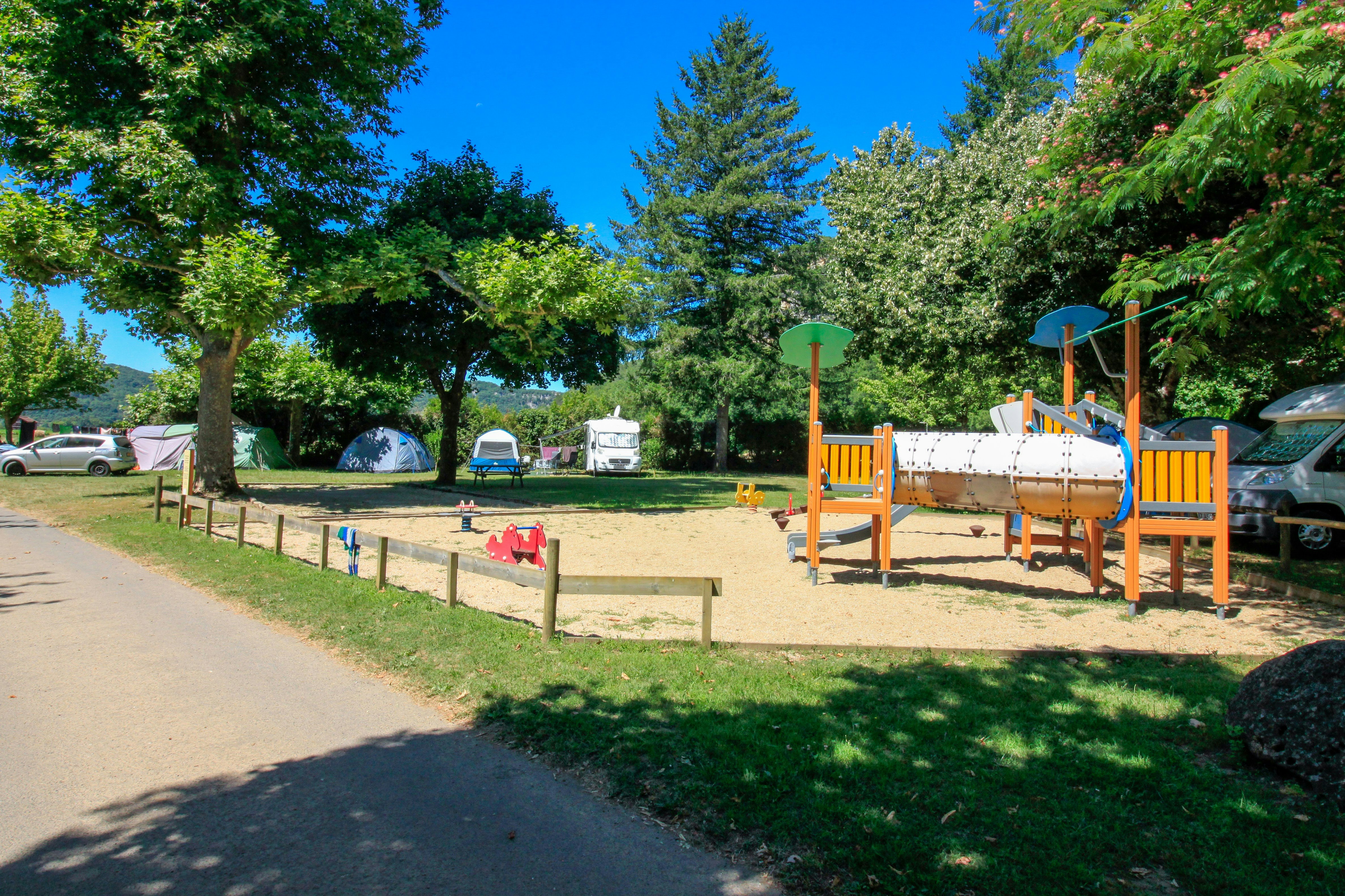 Camping La Plage  - Kinderspielplatz auf dem Campingplatz