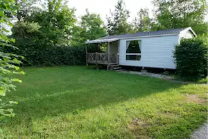Camping la Prairie - Mobilheim im Grünen auf dem Campingplatz
