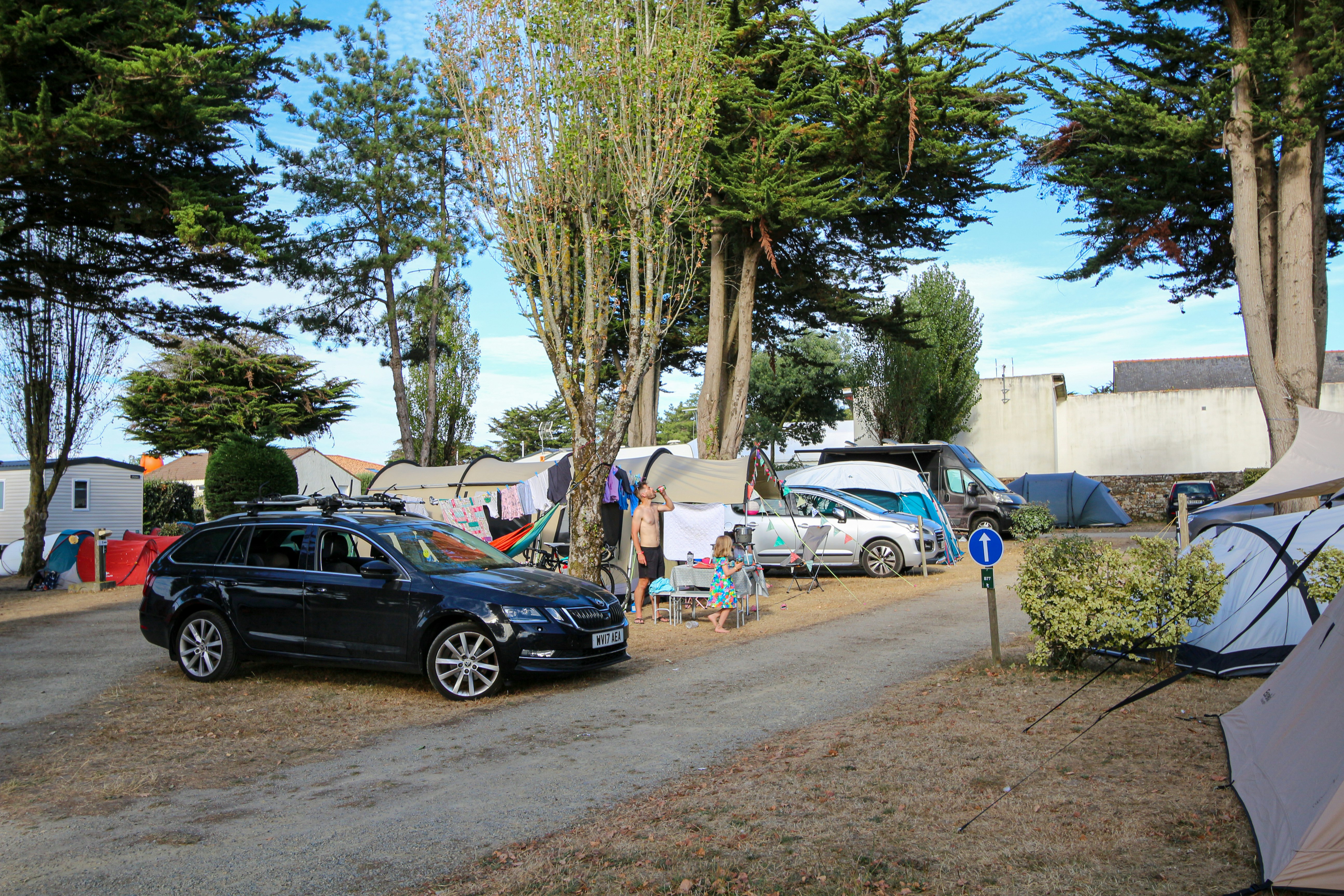 Camping la Renaudière - Standplätze auf dem Campingplatz