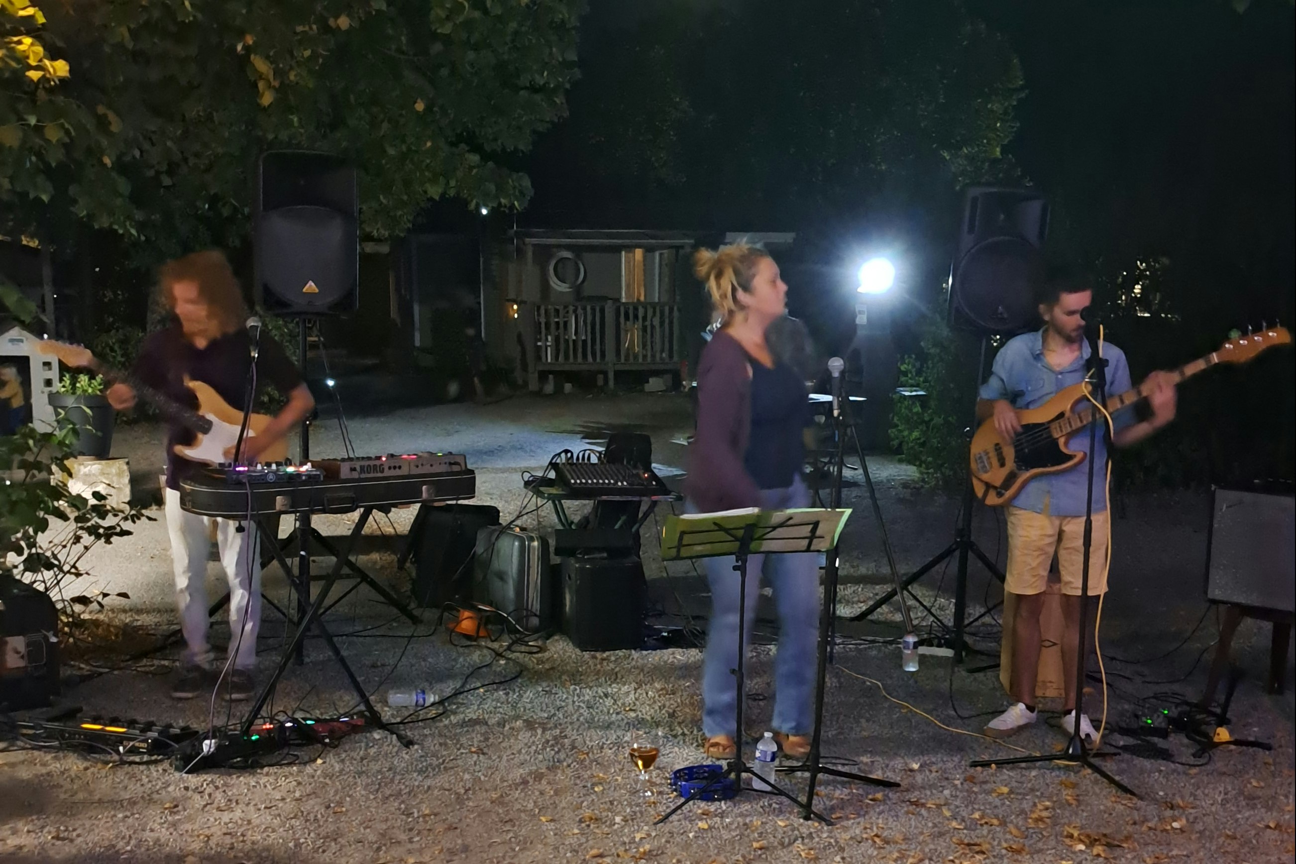 Camping La Ribière - Livemusik auf dem Campingplatz