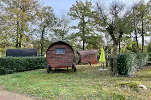 Camping La Rivière Dorée - Mobilheime auf dem Campingplatz