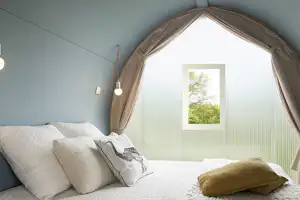 Camping La Rocca - Innenansicht des Glampingzeltes