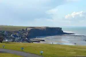 Camping La Roseraie d'Omaha - Blick auf die Küste in der Umgebung des Campingplatzes