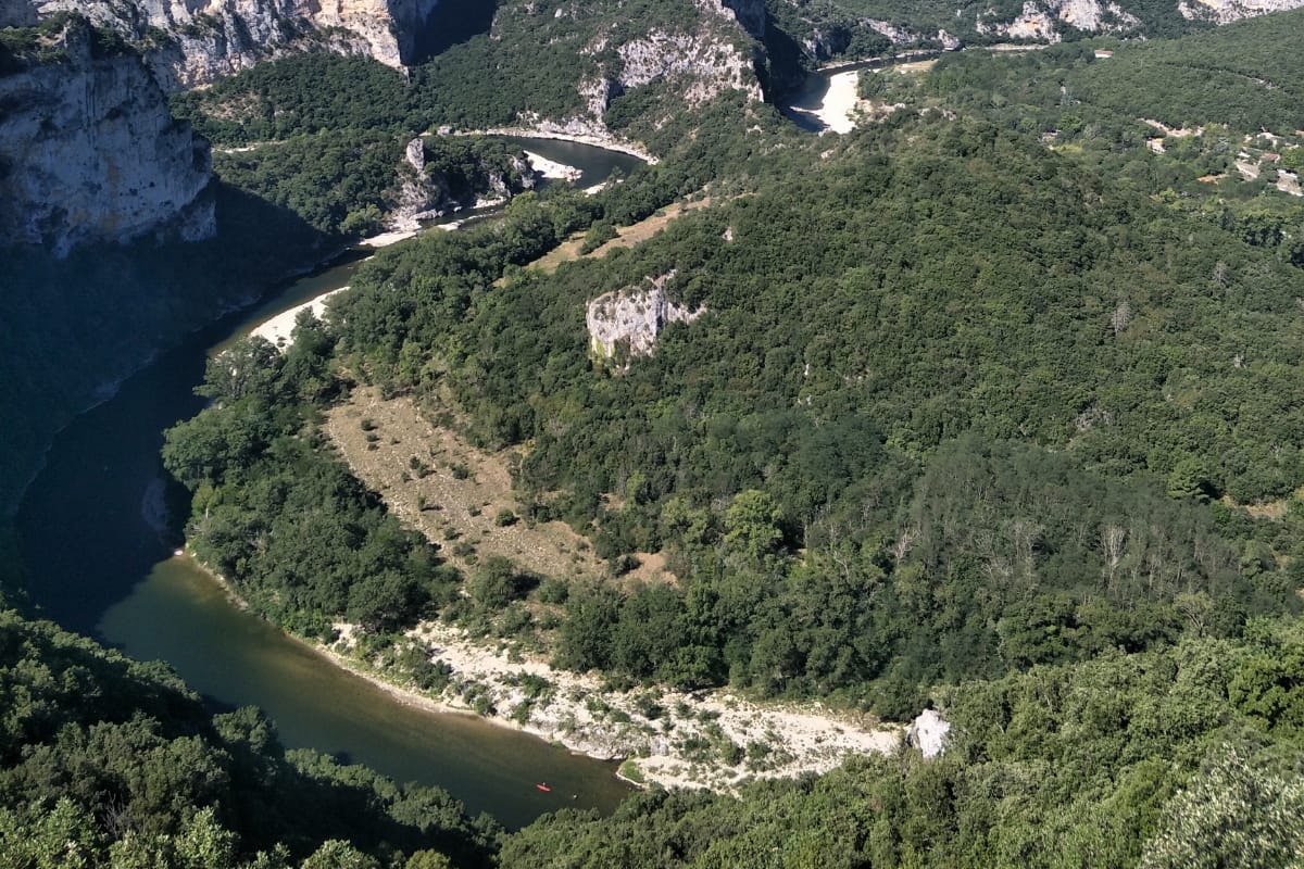 Camping La Rouvière les Pins  - Luftaufnahme des Campingplatzes