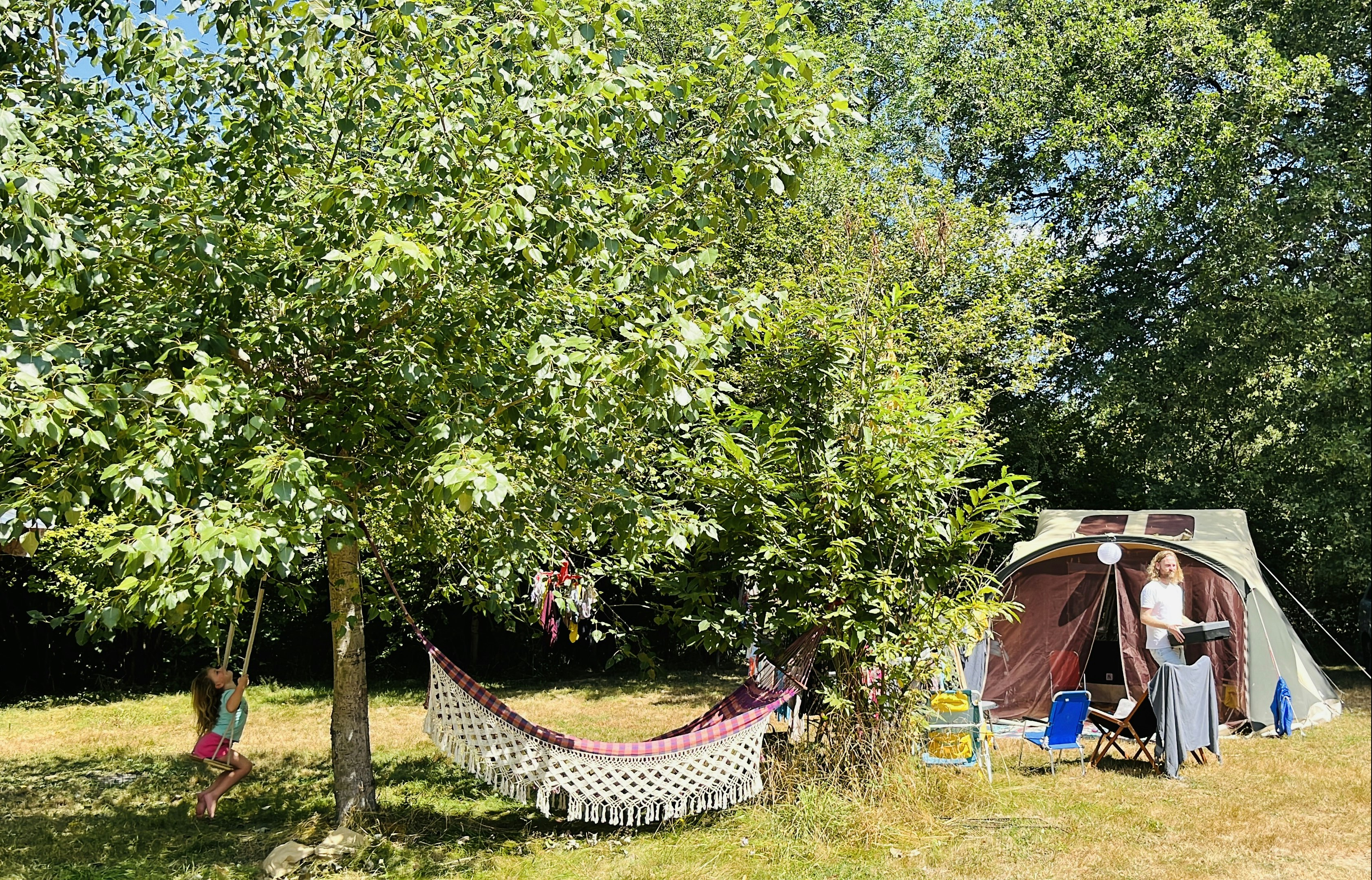 Camping la Semnadisse - Stellplätze auf der Wiese