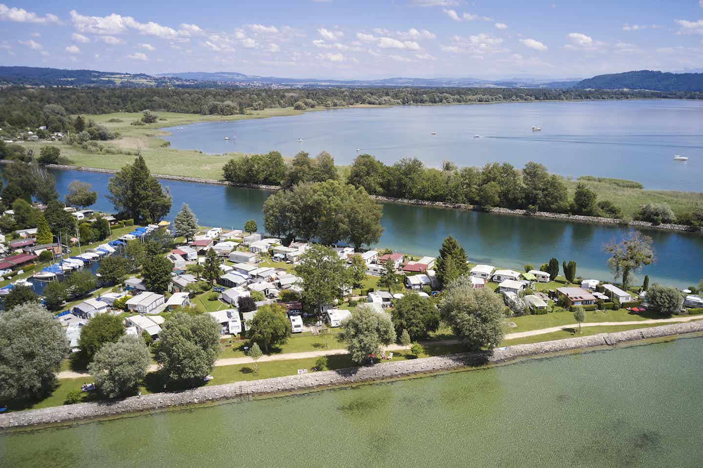 TCS Camping La Tène Lac de Neuchâtel