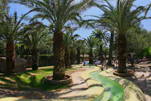 Camping La Torre del Sol - Wasserrutsche im Poolbereich vom Campingplatz