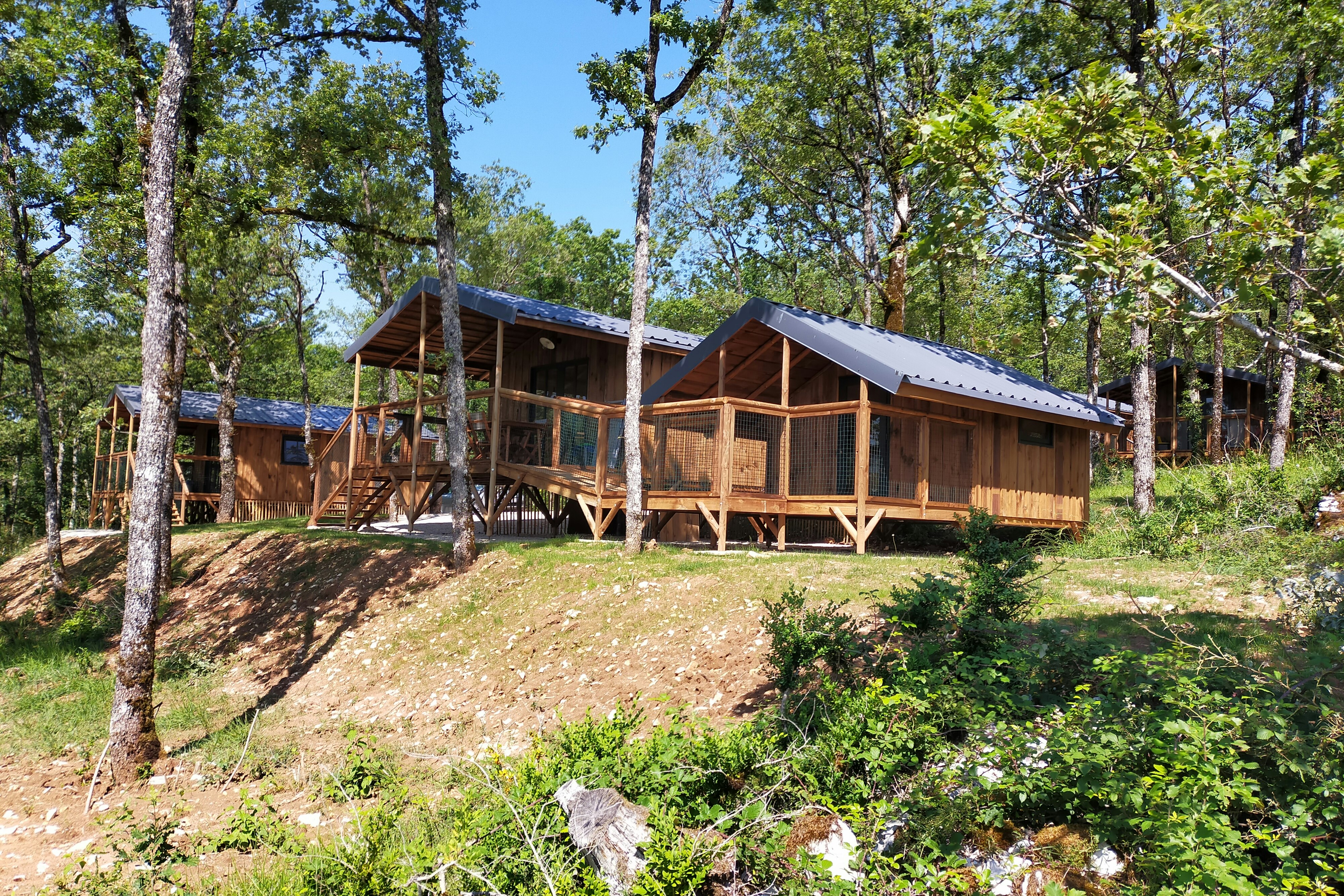 Camping La Truffière  - Mobilheime auf dem Campingplatz